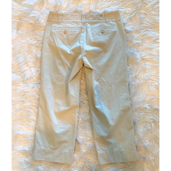 LILLY PULITZER Khaki Main Line Fit Crop Pants - Picture 2 of 3